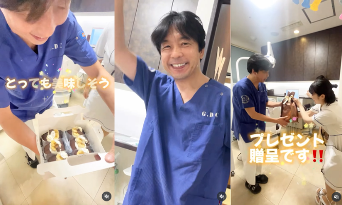 我らが先生のお誕生日‼️お祝いしました‼️おめでとうございます/Instagram更新しました🌈