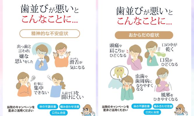 歯並びが悪いとこんなことに・・・/X更新しました🌈