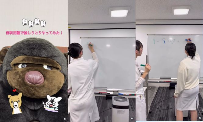 歯科用語で絵しりとりやってみた！/Instagram更新しました🌈