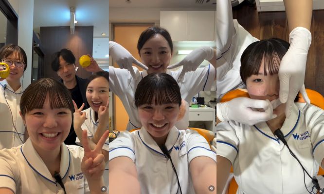 マウスピース矯正の資料採取練習と見せかけて・・・/Instagram更新しました🌈